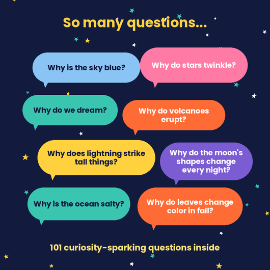 The Curious Child's Encyclopedia - 101 Why Questions with Science Facts, Activities & Full-Color Illustrations
