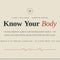 E-Book : Know Your Body